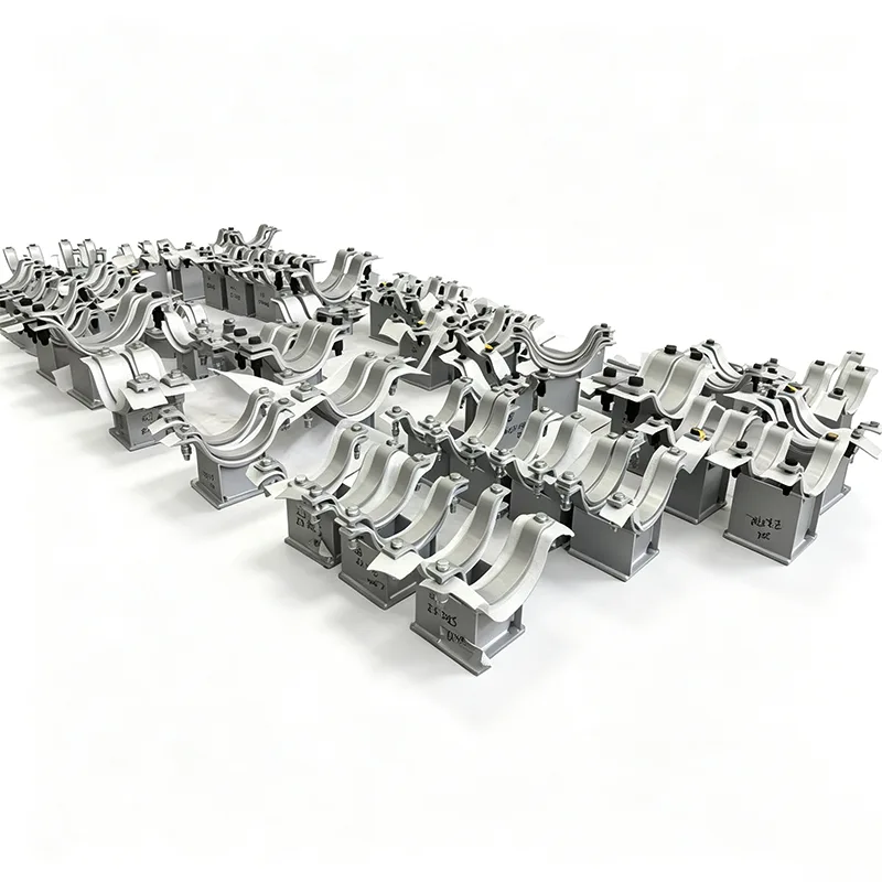 Suporte de tubo duplo galvanizado para vigas de aço